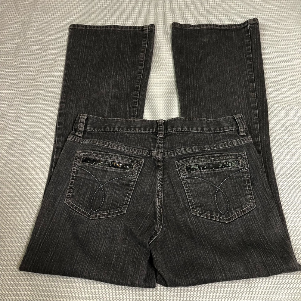 Calvin Klein Black Jeans With Classic Pocket - Picture 1 of 8